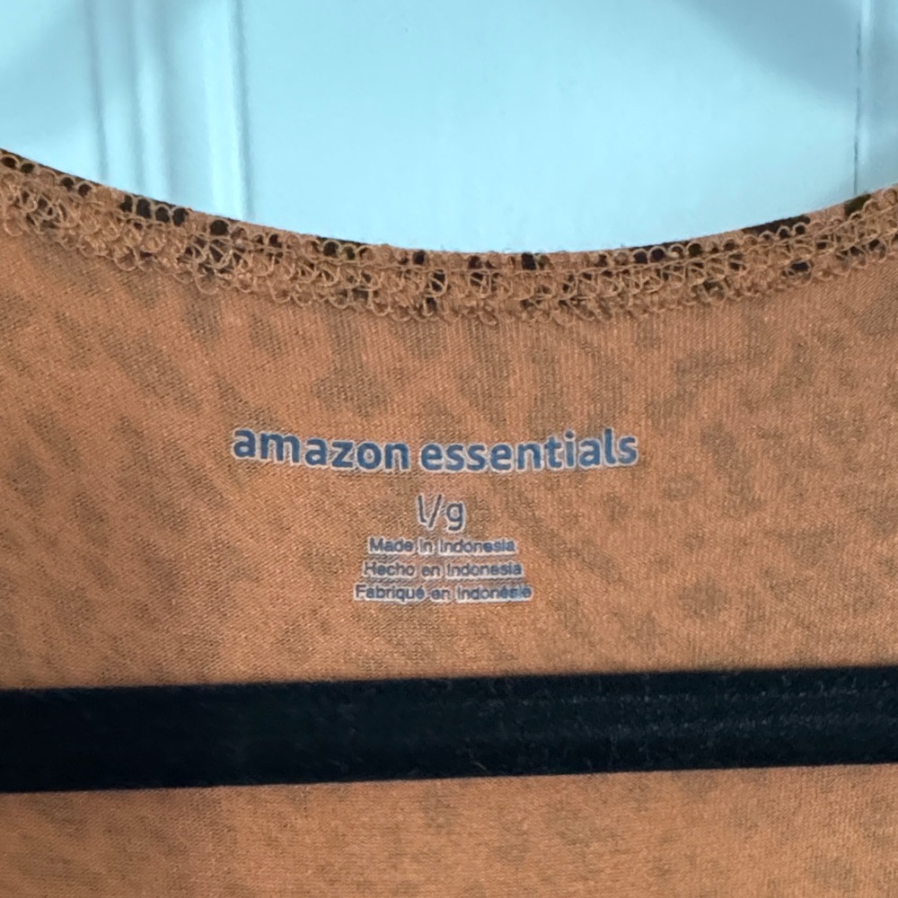 Amazon Essentials Brown Patterned Maxi Dress - Picture 2 of 3